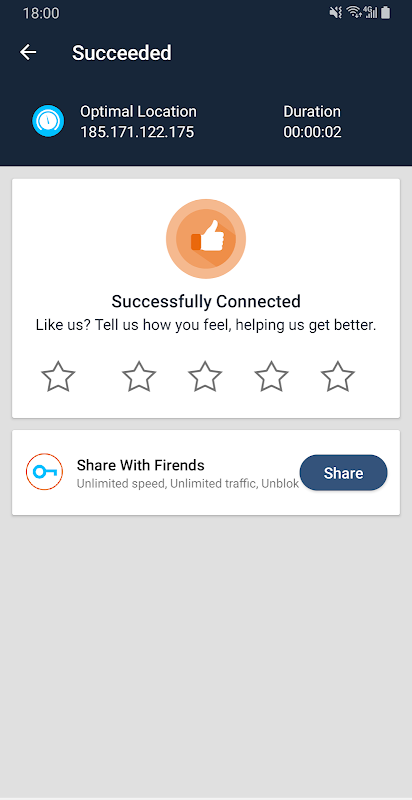 VPN - Unlimited Fast VPN Proxy Capture d’écran 2