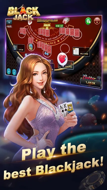 Blackjack 21-Free online poker game-jackpot casino Capture d’écran 1