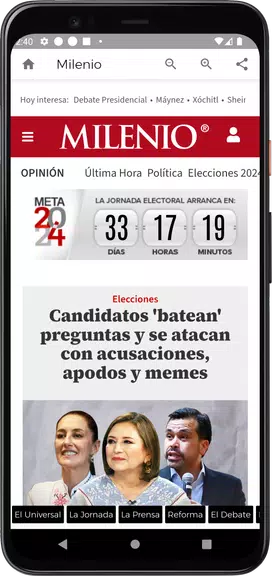 Mexican Newspapers Screenshot 1