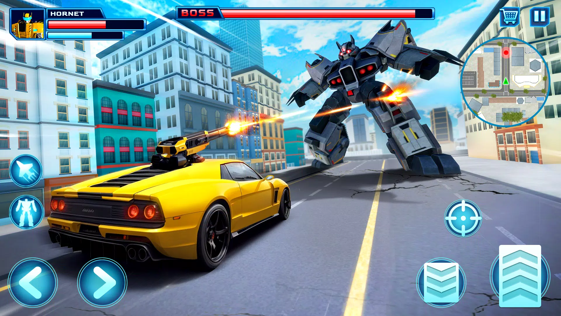 Robot Car Transform Fight Game應用截圖第2張