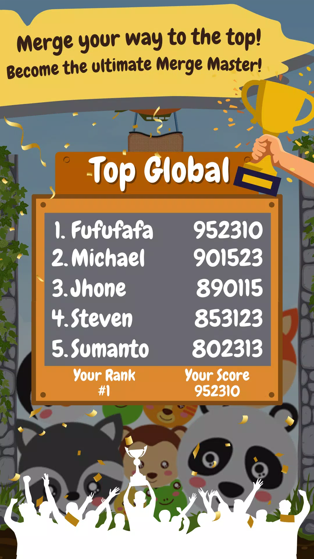 animal drop merge Screenshot 3