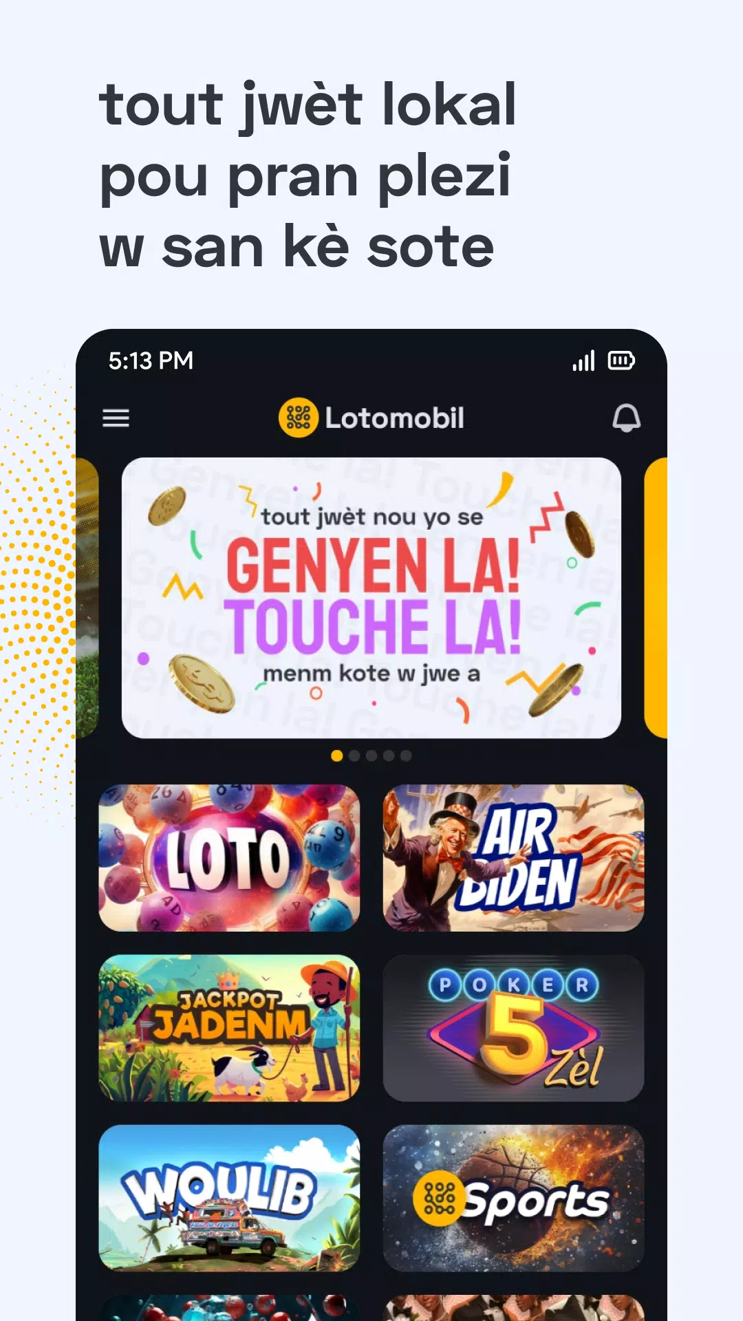 Lotomobil Sports & Bolet Captura de tela 1