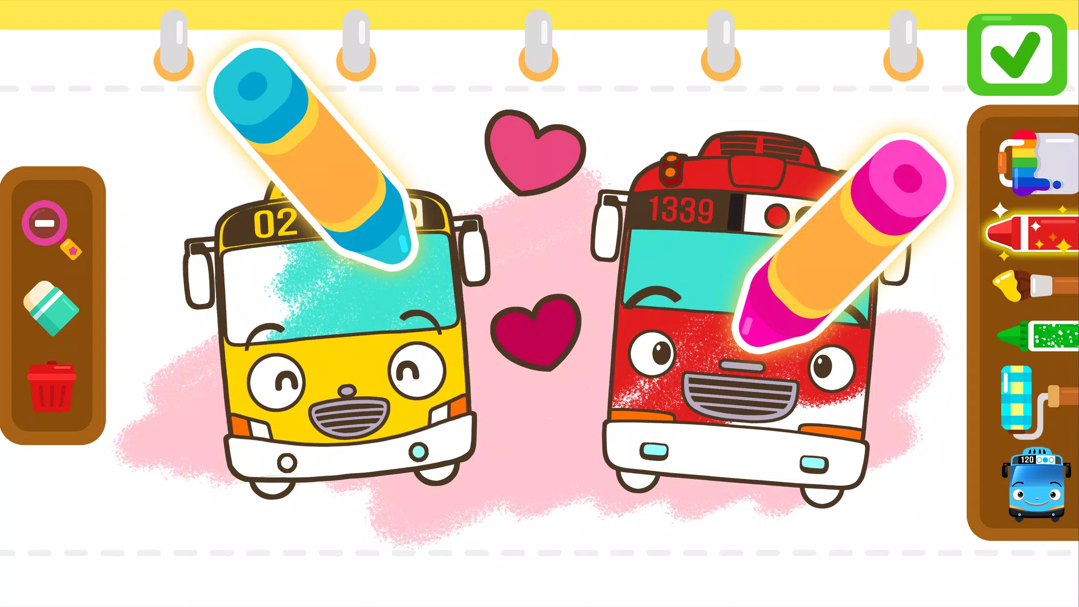 Schermata Tayo Coloring & Games 4