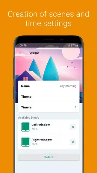 Bliss Smart Blinds Captura de pantalla 3