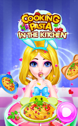 Cooking Pasta In Kitchen ဖန်သားပြင်ဓာတ်ပုံ 1