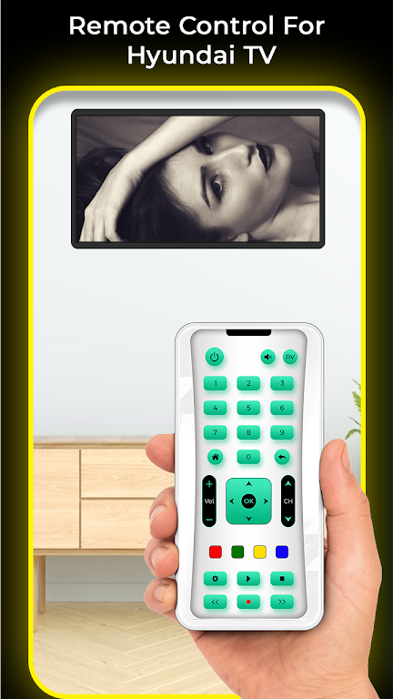 Remote Control For Hyundai TV ဖန်သားပြင်ဓာတ်ပုံ 3