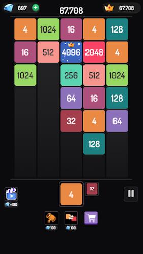 X2 Blocks - 2048 Merge Game স্ক্রিনশট 1