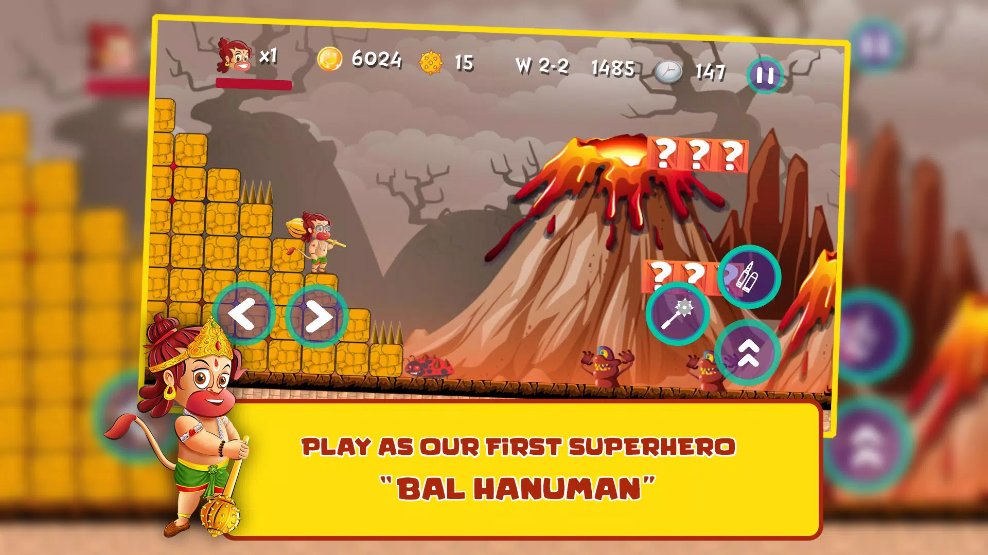 Schermata Bal Hanuman - Adventure Game 1