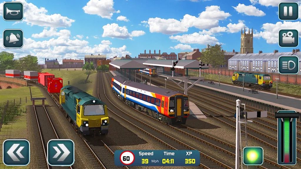 Schermata Euro Train Driver Train Games 4