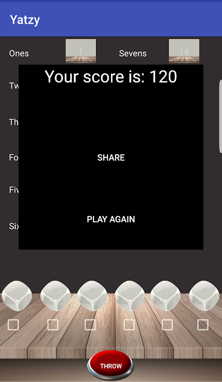 Yatzy - Your Online Score Captura de tela 2