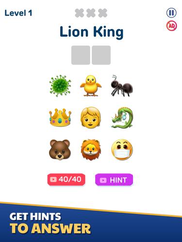 Emoji Quiz ဖန်သားပြင်ဓာတ်ပုံ 2