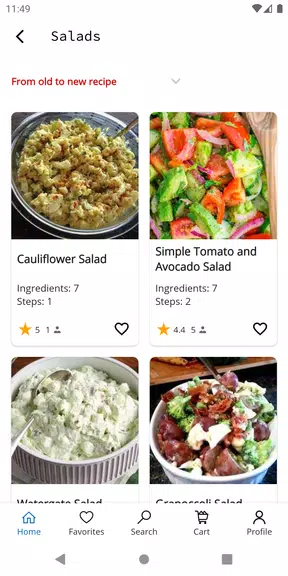 Easy Recipes. Recipe Book Screenshot 2