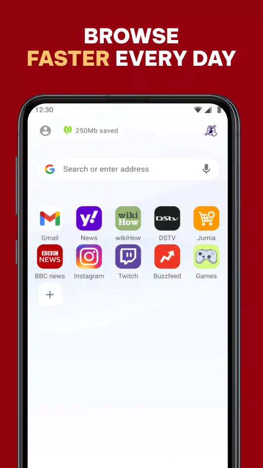 Браузер Opera Mini Скриншот 1