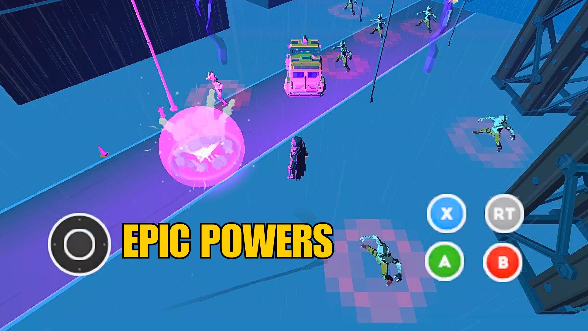 Bat Revenge Hero Crime Fighter应用截图第2张