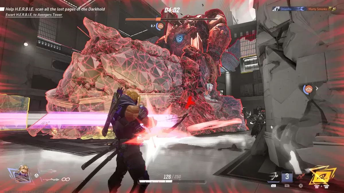 A building ready for Recursive Destruction in Marvel Rivals.