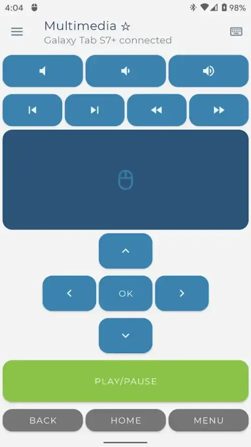 Bluetooth Keyboard & Mouse mod Captura de pantalla 3