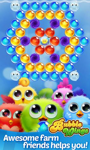 Bubble Wings: bubble shooter Captura de pantalla 4