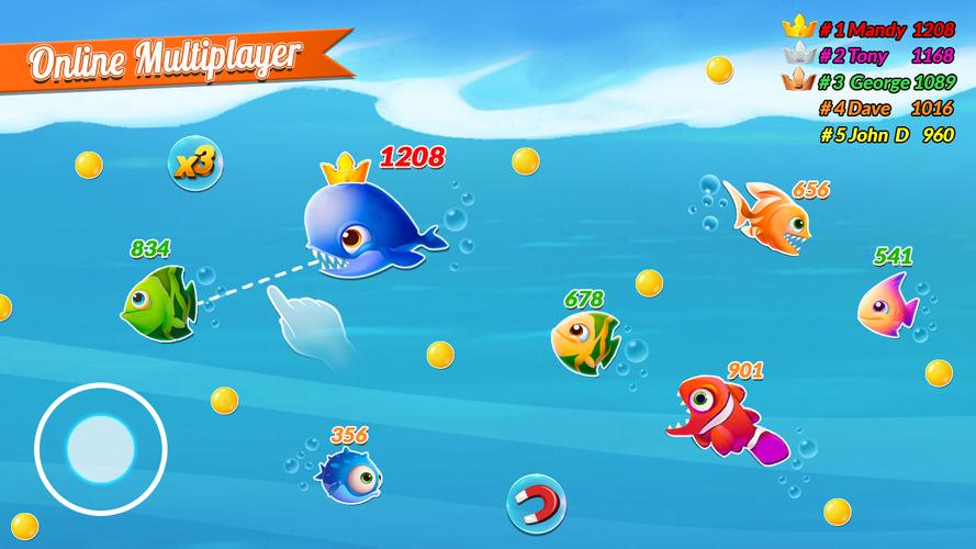 Fish.IO Fish Games Shark Games Zrzut ekranu 2
