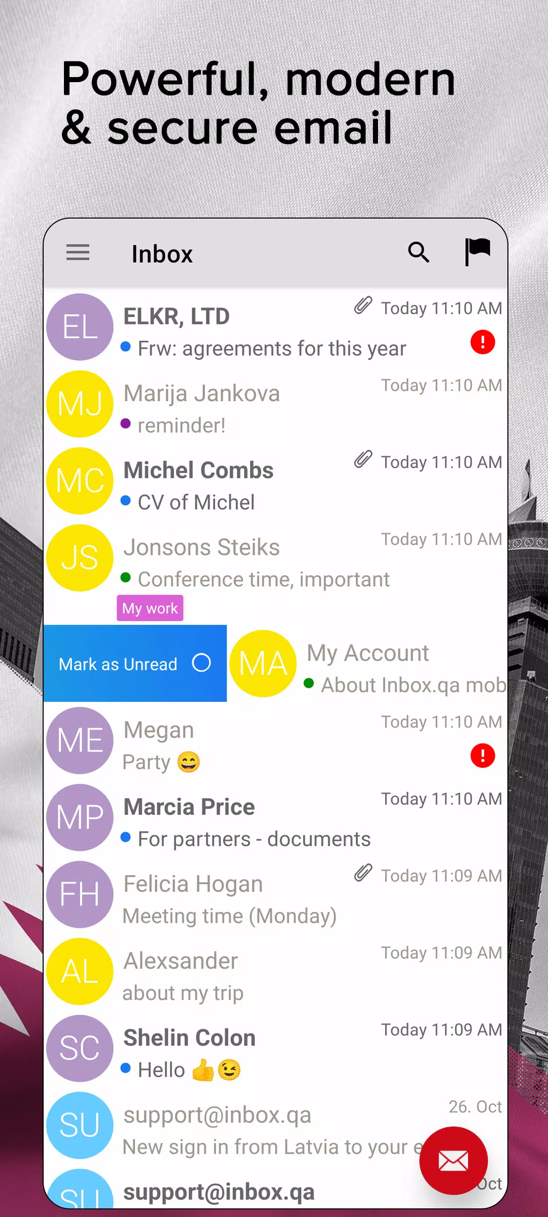 Inbox.qa email应用截图第1张
