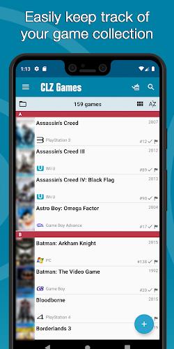 CLZ Games: video game tracker Скриншот 1