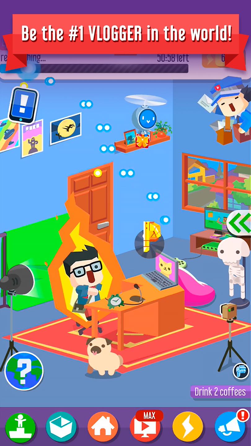 Vlogger Go Viral: Tuber Life應用截圖第4張