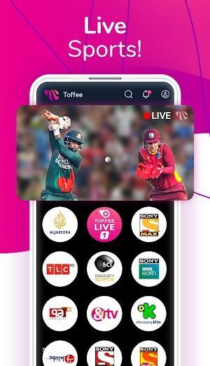 Toffee TV ဖန်သားပြင်ဓာတ်ပုံ 3