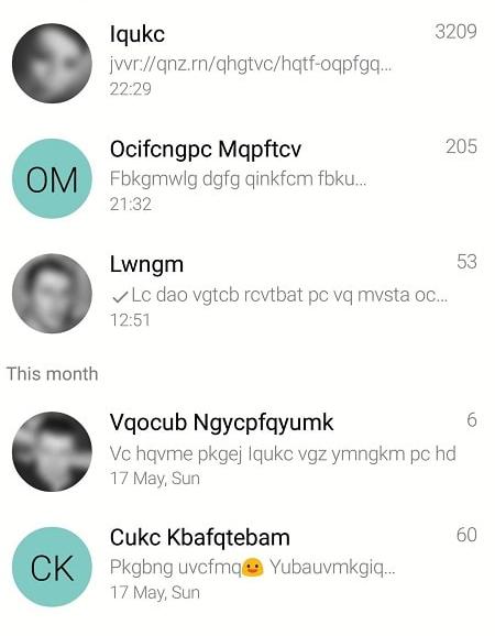 YAATA - SMS/MMS messaging 스크린샷 3
