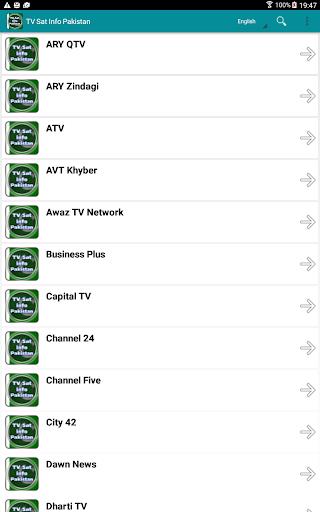 TV Sat Info Pakistan Captura de pantalla 3