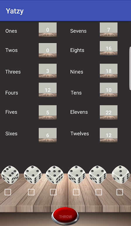 Yatzy - Your Online Score Captura de tela 1