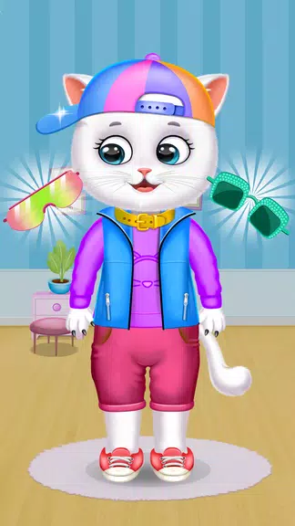Cute Kitty Cat Pet Care Zrzut ekranu 3