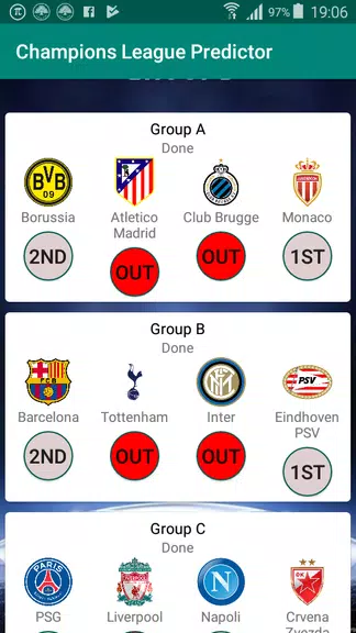 Champions Football Predictor應用截圖第1張
