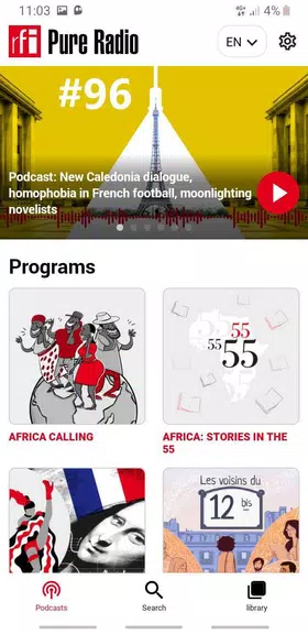 RFI Pure Radio - Podcasts 스크린샷 1