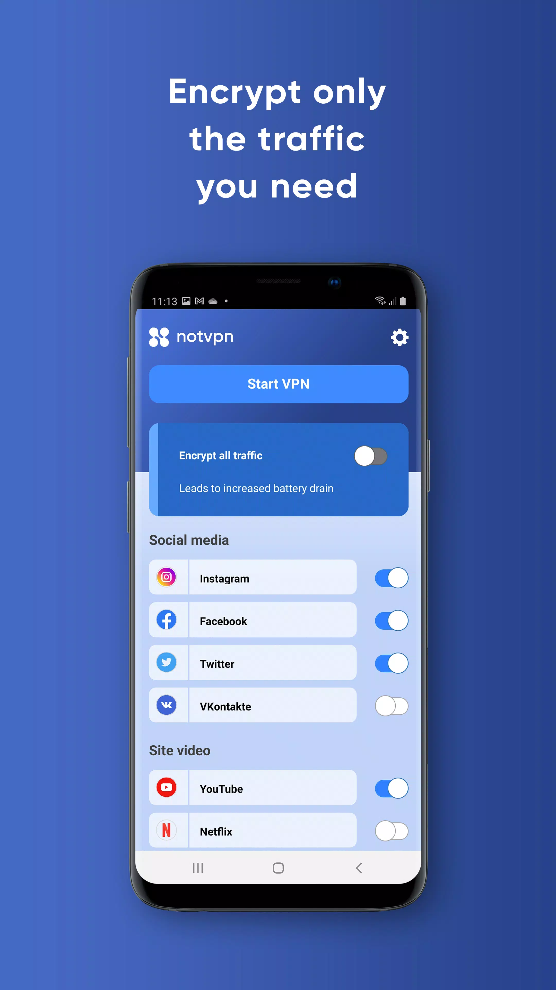 NotVPN Screenshot 1