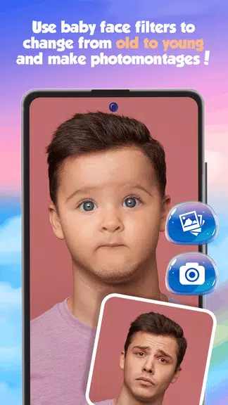 Baby Face Funny Age Changer ဖန်သားပြင်ဓာတ်ပုံ 1
