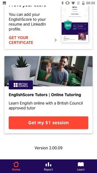 EnglishScore Ekran Görüntüsü 1