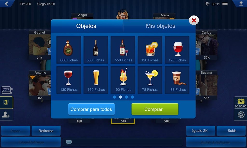 Poker Latino HD應用截圖第2張