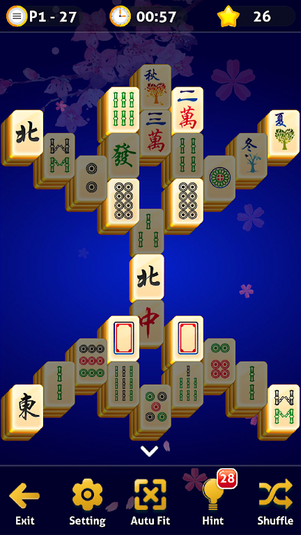 Mahjong Solitaire - Oriental Journey Скриншот 3