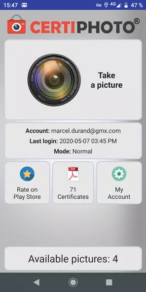 CertiPhoto应用截图第1张