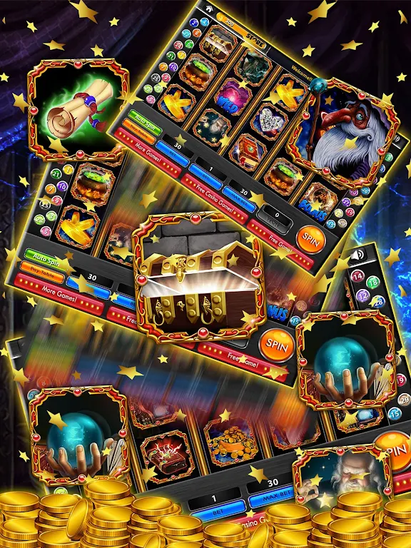 Cash Wizard Slots: Free Tangkapan skrin 2