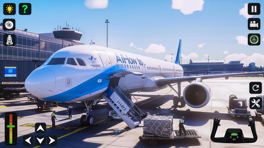 Airplane Simulator 3D Offline应用截图第4张