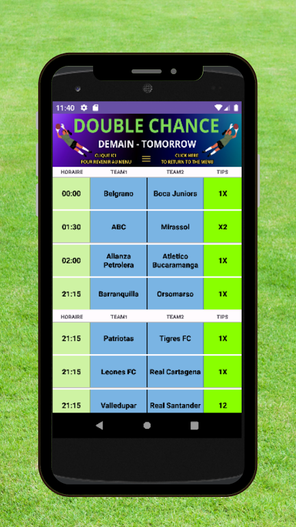 Football Double Chance Captura de pantalla 2