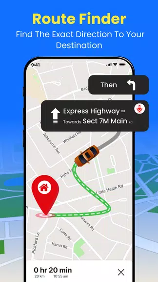 GPS Erde Karte Live Navigation Screenshot 1