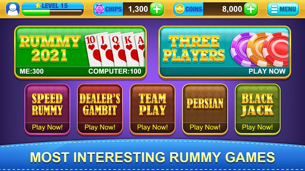 Rummy - Gin Rummy Card Games Tangkapan skrin 1