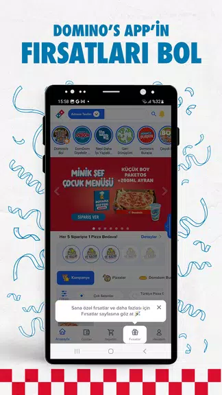 Domino’s Pizza Turkey ภาพหน้าจอ 1
