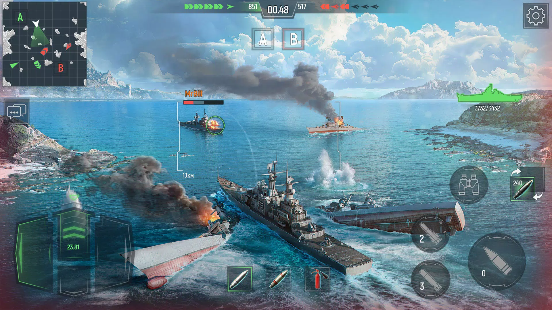 Force of Warships 스크린샷 2