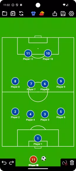 Coach Tactic Board: Soccer Screenshot 1