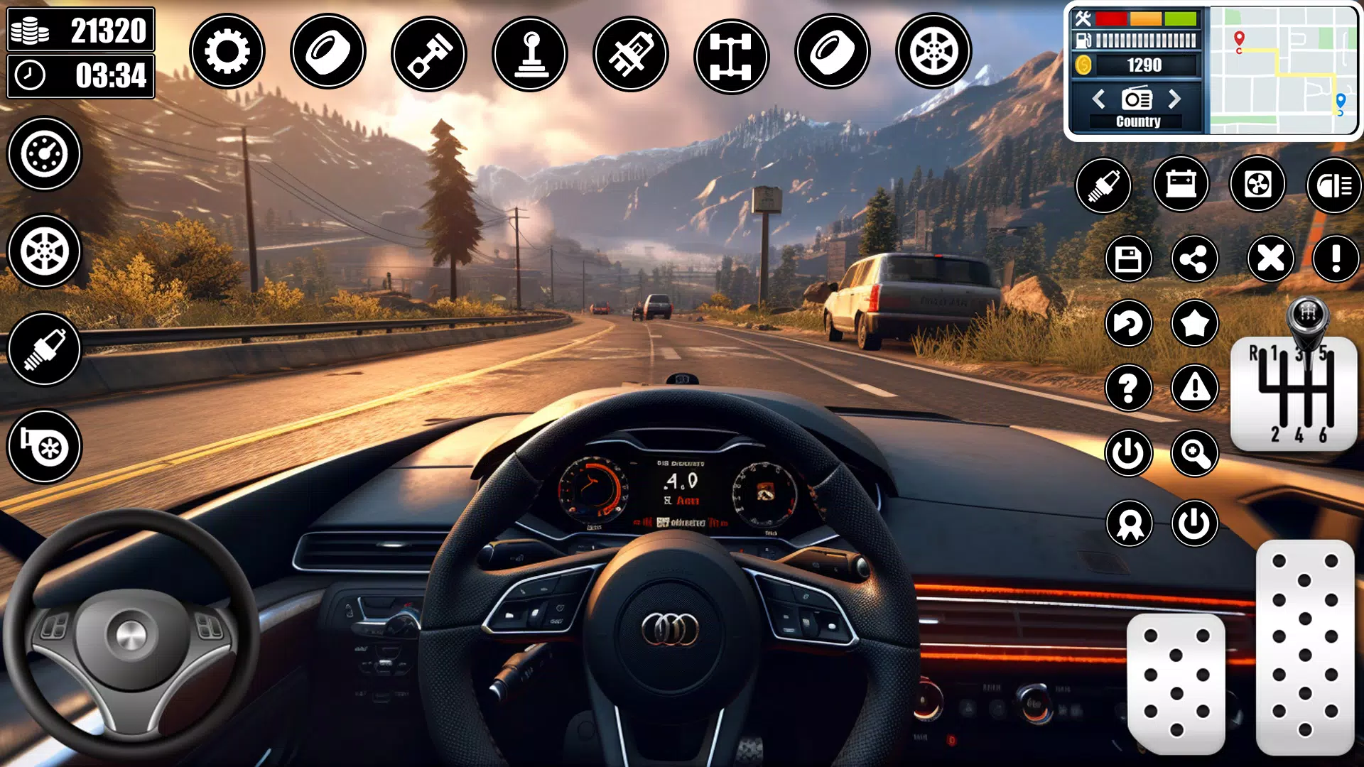 Schermata Real Car Driving School Games 3