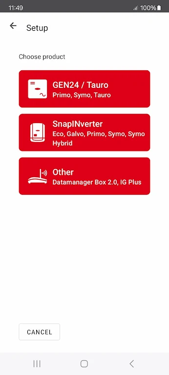 Fronius Solar.start Captura de pantalla 3