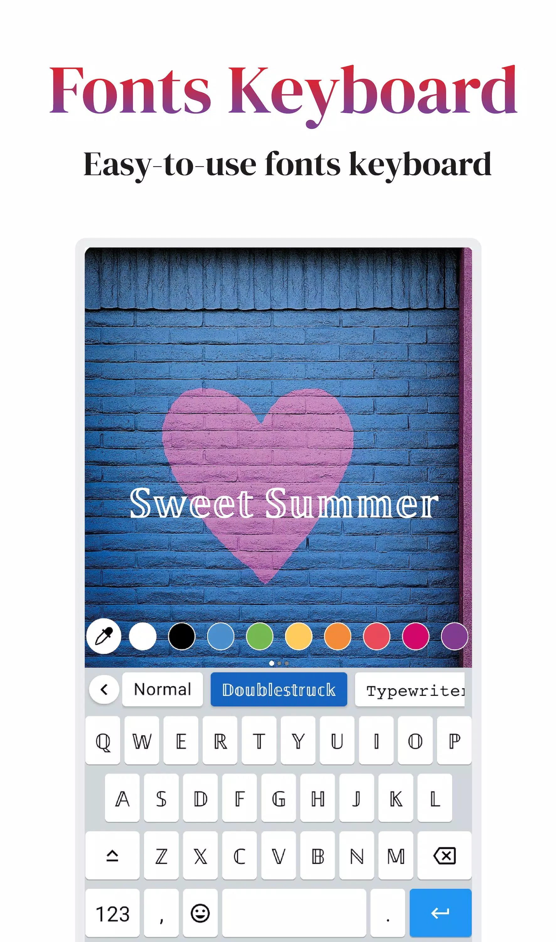 Fonts Aa - Keyboard Fonts Art Screenshot 4