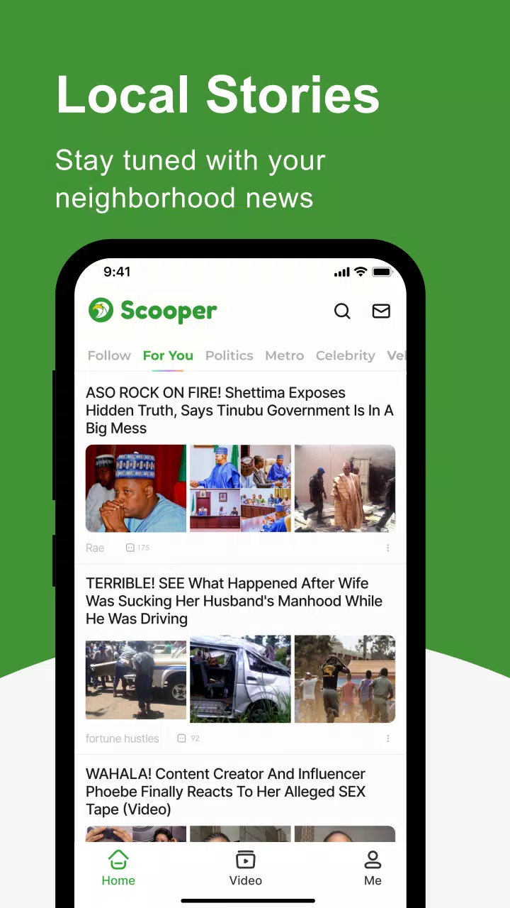 Scooper News: News Around You应用截图第1张